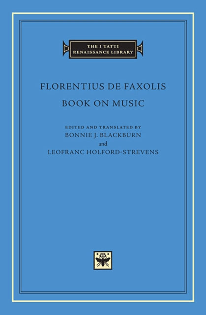 Book cover of: Book on Music. By: Florentius de Faxolis, Florentius de Faxolis.