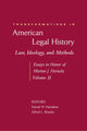 Book cover of: Transformations in American Legal History