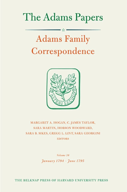 Book cover of: Adams Family Correspondence