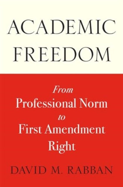 Book cover of: Academic Freedom