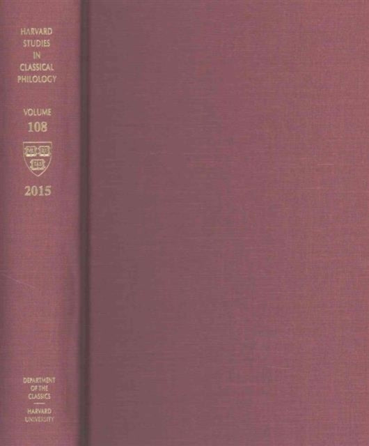 Book cover of: Harvard Studies in Classical Philology, Volume 108. By: Richard F. Thomas