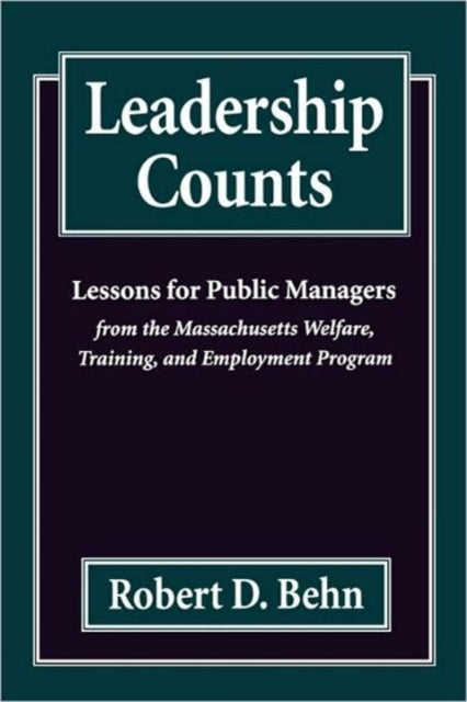 Book cover of: Leadership Counts. By: Mira Behn.