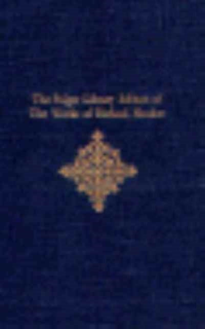 Book cover of: The Folger Library Edition of The Works of Richard Hooker. By: Richard Hooker undifferentiated