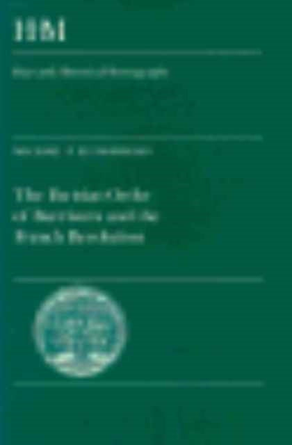 Book cover of: Parisian Order of Barristers and the French Revolution