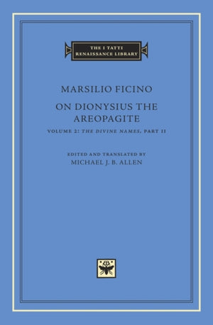 On Dionysius the Areopagite