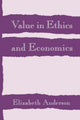 Book cover of: Value in Ethics and Economics. By: Elizabeth Anderson