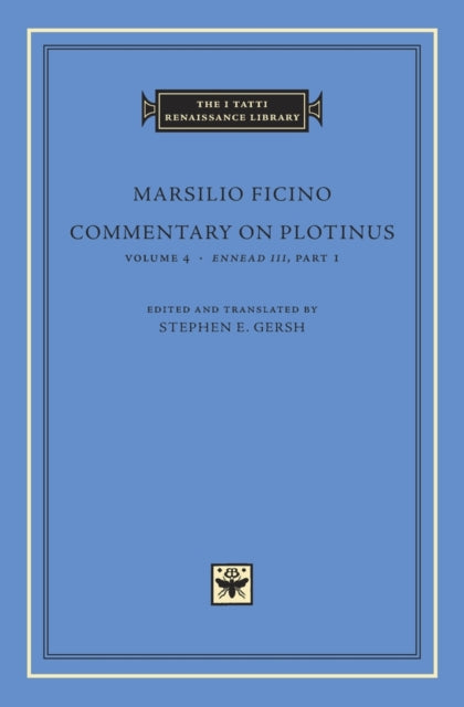Book cover of: Commentary on Plotinus. By: Marsilio Ficino