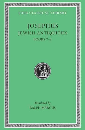 Jewish Antiquities, Volume III