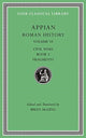 Book cover of: Roman History, Volume VI. By: Appian
