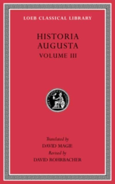 Book cover of: Historia Augusta, Volume III. By: David Magie