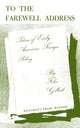 Book cover of: To the Farewell Address. By: Felix Gilbert
