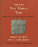 Book cover of: Ancient Near Eastern Texts Relating to the Old Testament with Supplement. By: James Bennett Pritchard