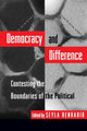 Book cover of: Democracy and Difference
