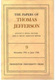 Book cover of: Papers of Thomas Jefferson, Volume 9. By: Thomas Jefferson