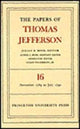 Book cover of: Papers of Thomas Jefferson, Volume 16. By: Thomas Jefferson