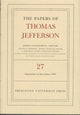 Book cover of: Papers of Thomas Jefferson, Volume 27. By: Thomas Jefferson