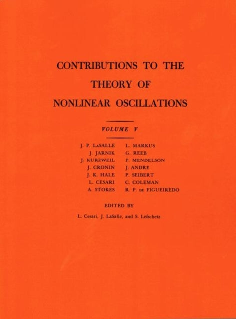 Book cover of: Contributions to the Theory of Nonlinear Oscillations, Volume V