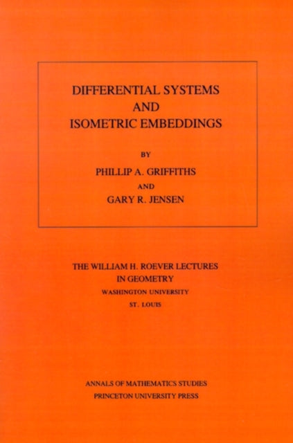 Book cover of: Differential Systems and Isometric Embeddings