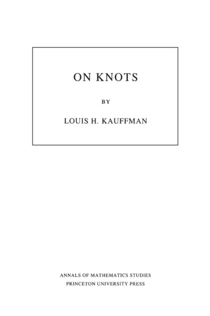 Book cover of: On Knots