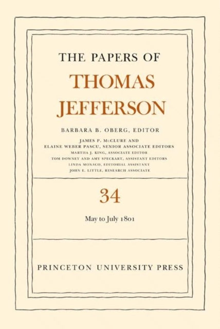 Book cover of: Papers of Thomas Jefferson, Volume 34. By: Thomas Jefferson