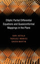 Book cover of: Elliptic Partial Differential Equations and Quasiconformal Mappings in the Plane. By: Kari Astala