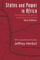 Book cover of: States and Power in Africa. By: Jeffrey Herbst