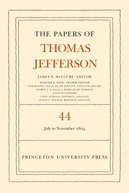 Book cover of: Papers of Thomas Jefferson, Volume 44. By: Thomas Jefferson
