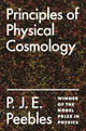 Book cover of: Principles of Physical Cosmology. By: P. J. E. Peebles