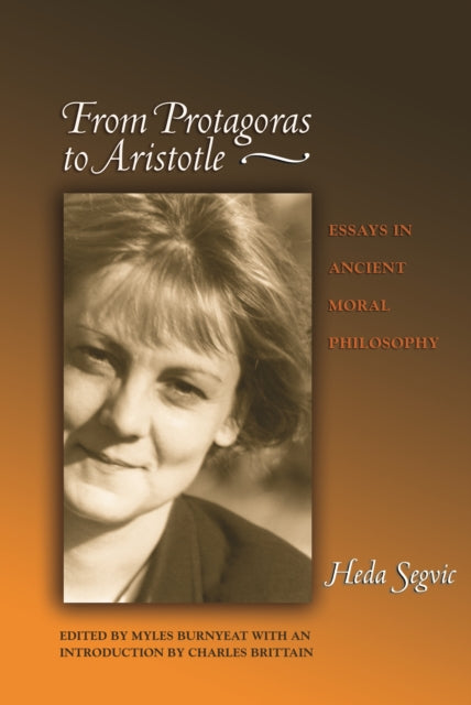 Book cover of: From Protagoras to Aristotle. By: Heda Segvic
