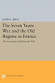 Book cover of: Seven Years War and the Old Regime in France. By: James C. Riley