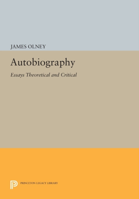 Book cover of: Autobiography. By: James Olney