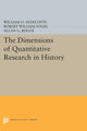 Book cover of: Dimensions of Quantitative Research in History. By: William O. Aydelotte
