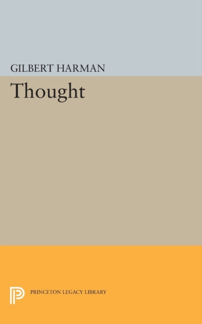 Book cover of: Thought. By: Gilbert Harman