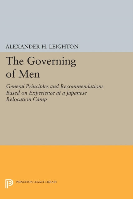 Book cover of: Governing of Men. By: A. H. Leighton