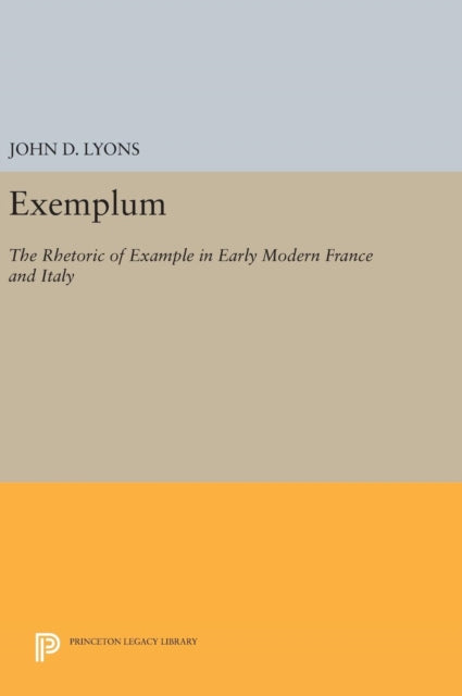 Book cover of: Exemplum. By: John D. Lyons