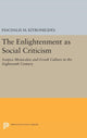 Book cover of: Enlightenment as Social Criticism. By: Paschalis M. Kitromilides