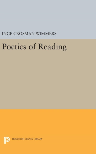 Book cover of: Poetics of Reading. By: Inge Crosman Wimmers