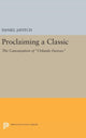 Book cover of: Proclaiming a Classic. By: Daniel Javitch