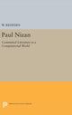 Book cover of: Paul Nizan. By: W. Redfern