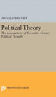 Book cover of: Political Theory. By: Arnold Brecht