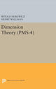 Book cover of: Dimension Theory. By: Witold Hurewicz