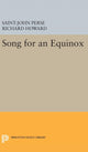 Book cover of: Song for an Equinox. By: Saint-John Perse