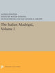 Book cover of: Italian Madrigal. By: Alfred Einstein