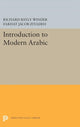 Book cover of: Introduction to Modern Arabic. By: Richard Bayly Winder