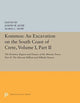 Book cover of: Kommos: An Excavation on the South Coast of Crete, Volume I, Part II