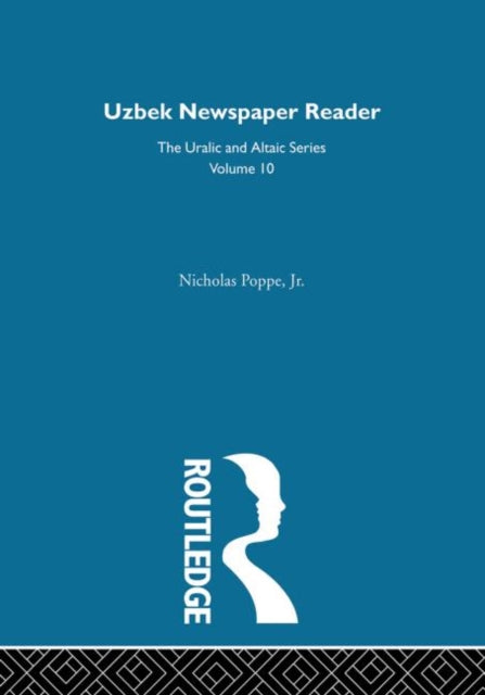 Book cover of: Uzbek Newspaper Reader. By: Poppe, N. N.