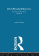 Book cover of: Uzbek Structural Grammar. By: Andree Sjoberg