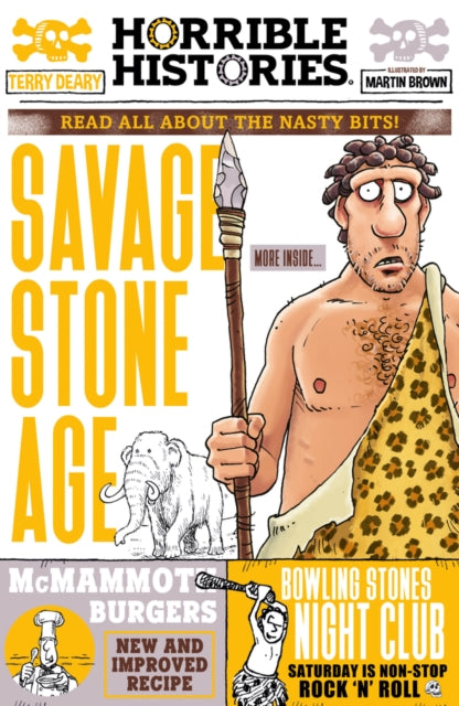 Savage Stone Age (newspaper edition) 9780702319105 Terry Deary