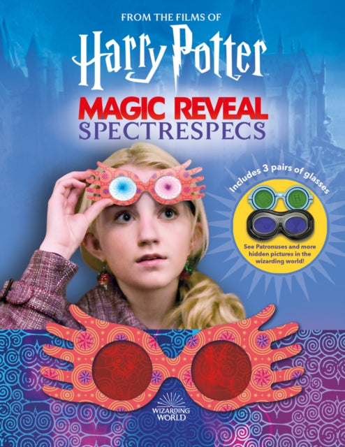 Book cover of: Magic Reveal Spectrespecs: Hidden Pictures in the Wizarding World. By: Jenna Ballard