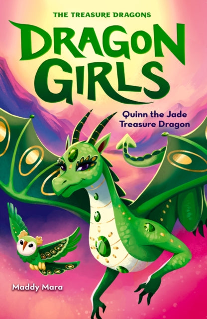 Book cover of: Quinn the Jade Treasure Dragon. By: Maddy Mara